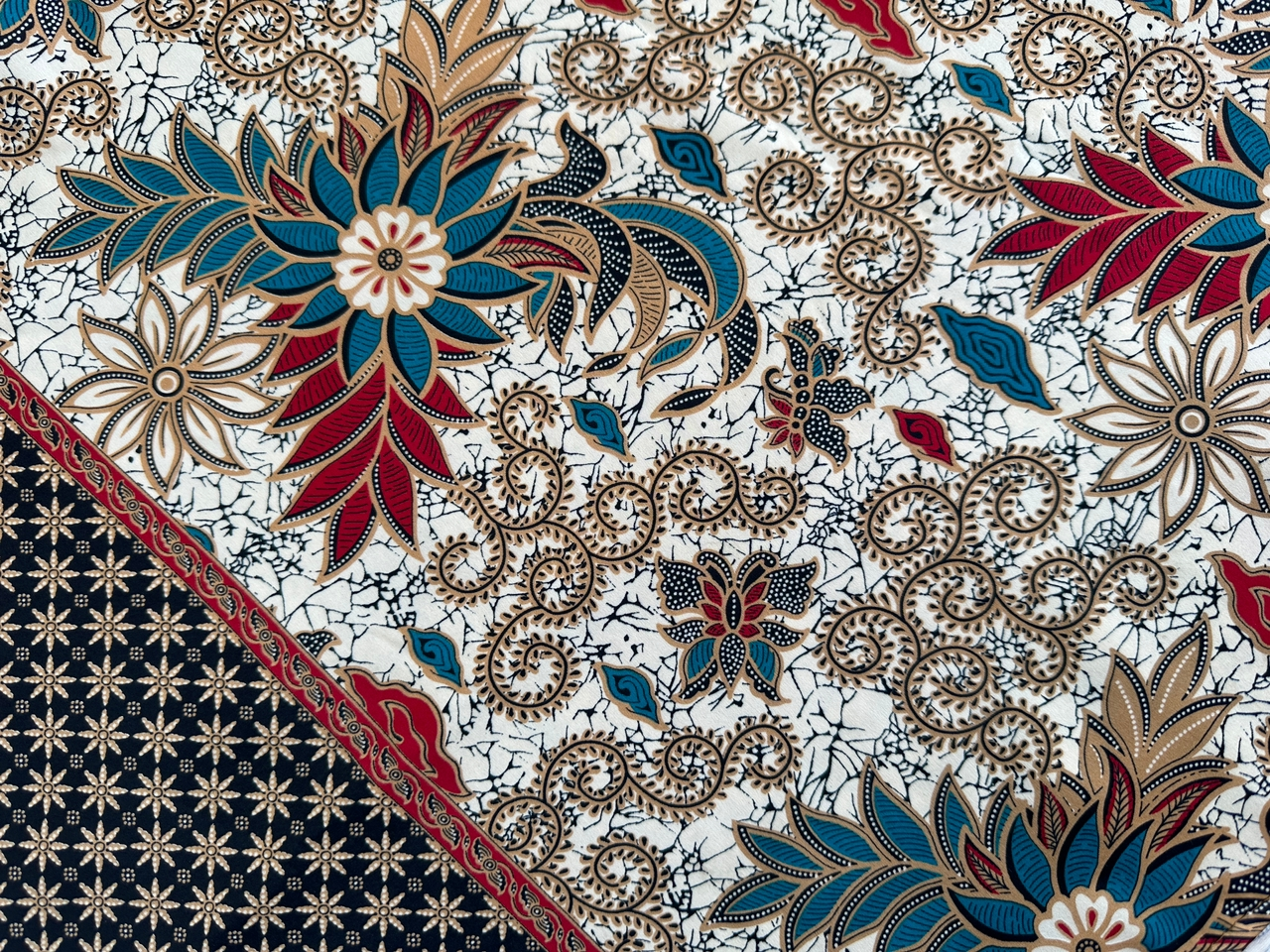Sarouel Monogram Flowers Blanc