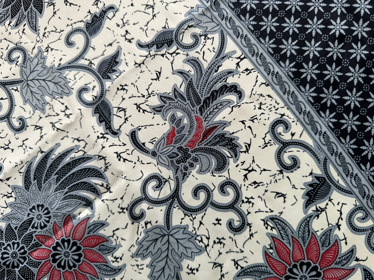 Sarouel Monogram Flowers Blanc