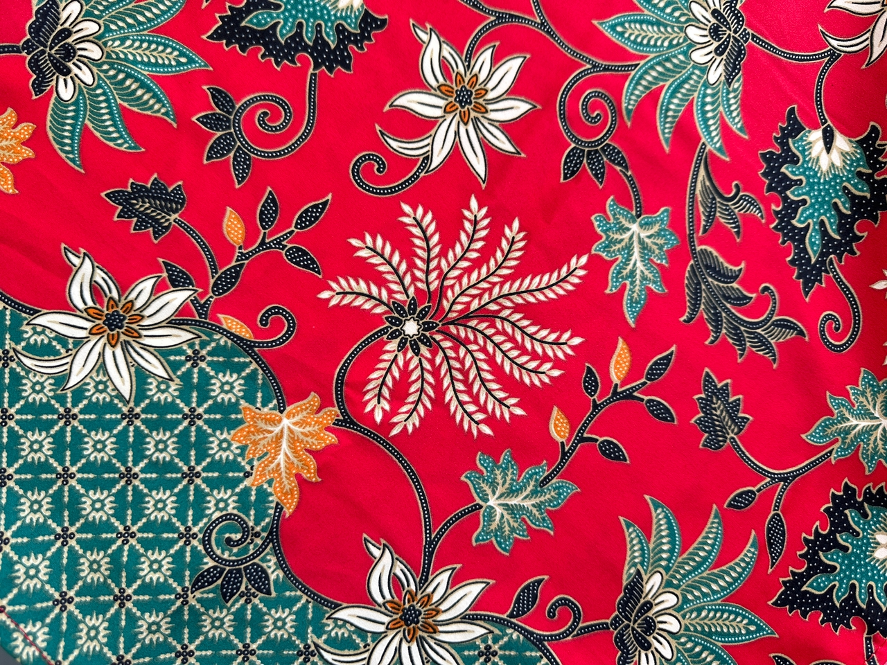 Sarouel Monogram flowers foncé