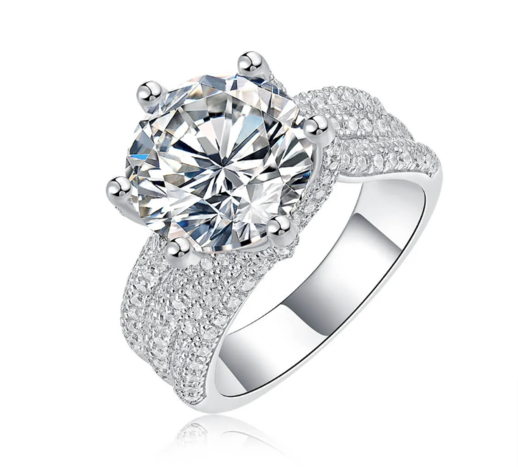 Bague Moissanite S925